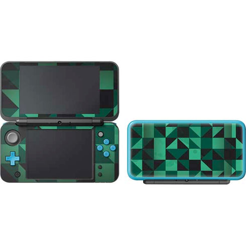 Black & Green Nintendo 2DS XL (2017) Skin